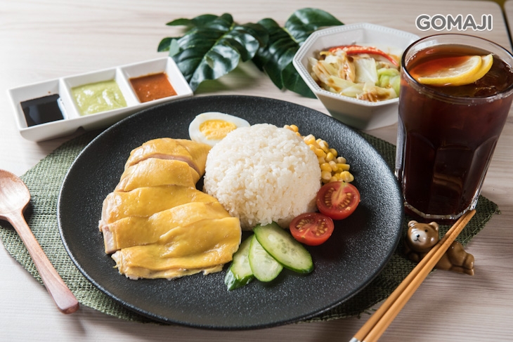 海南雞腿飯(雞油飯)/套餐附的凍檸茶