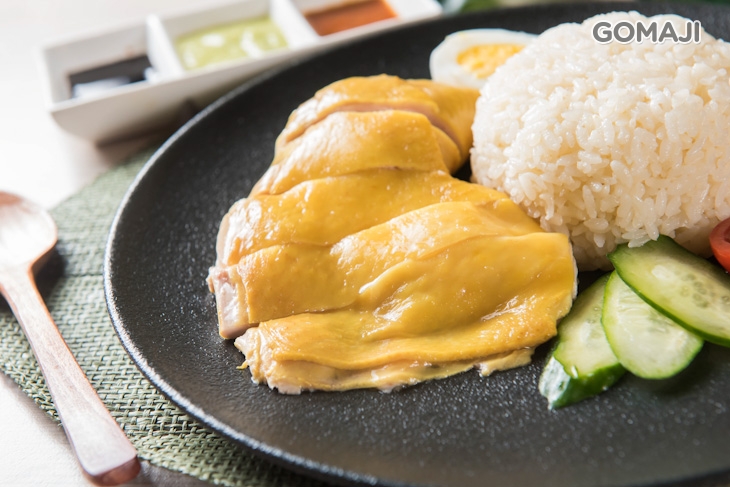 海南雞腿飯(雞油飯)/套餐附的凍檸茶