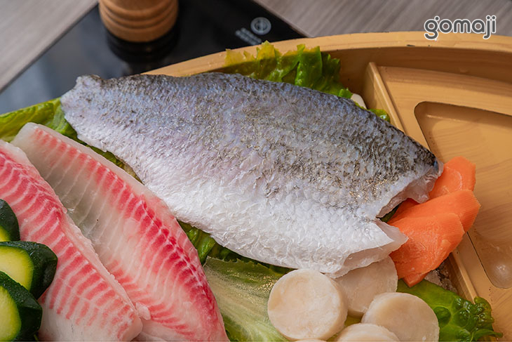 鯛魚片/小花枝/鮮甜白蝦/小章魚/鱸魚片
