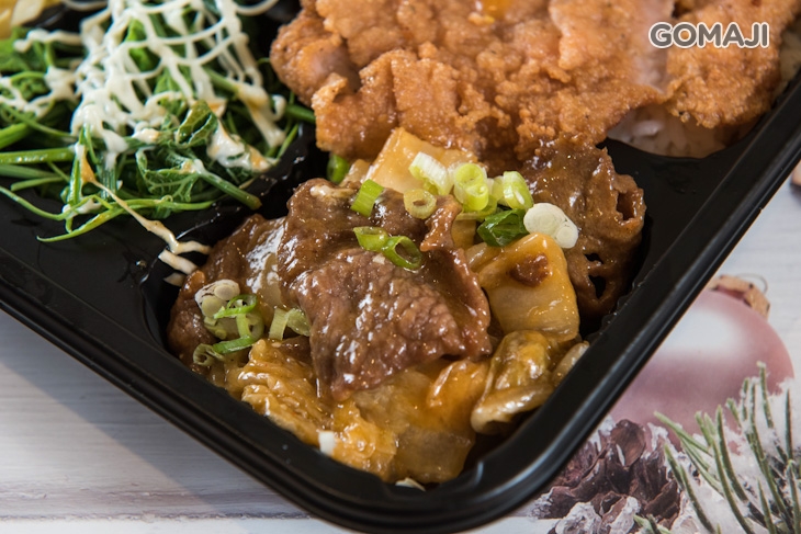 炸肉排+泡菜牛肉飯