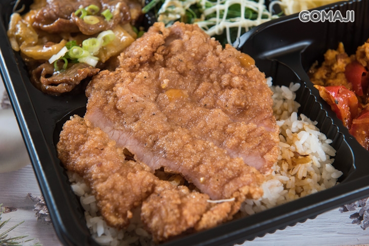 炸肉排+泡菜牛肉飯