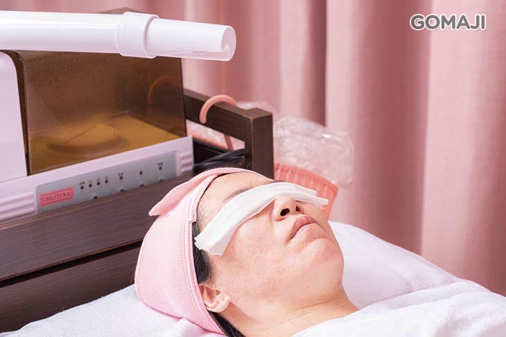 蒸臉毛細孔舒張