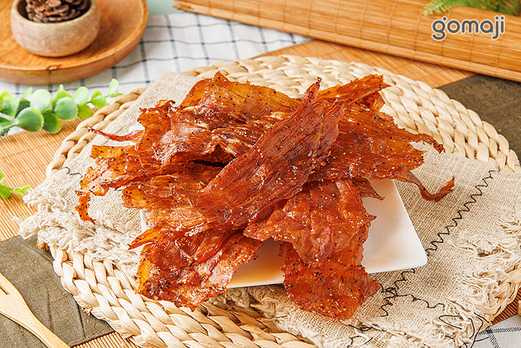 黑胡椒薄切肉干