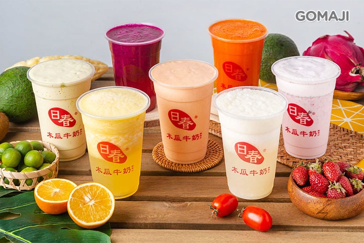 日春木瓜牛奶