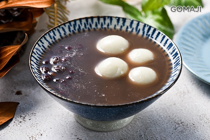 抹茶湯圓紅豆湯