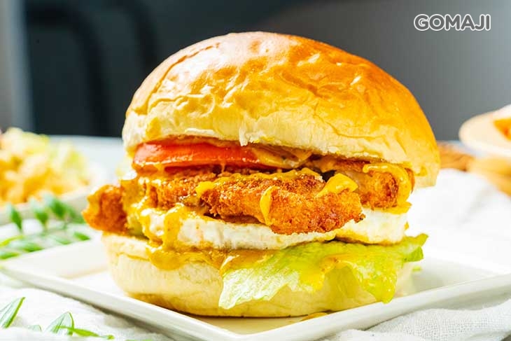黃金醬x香酥魚排蛋堡