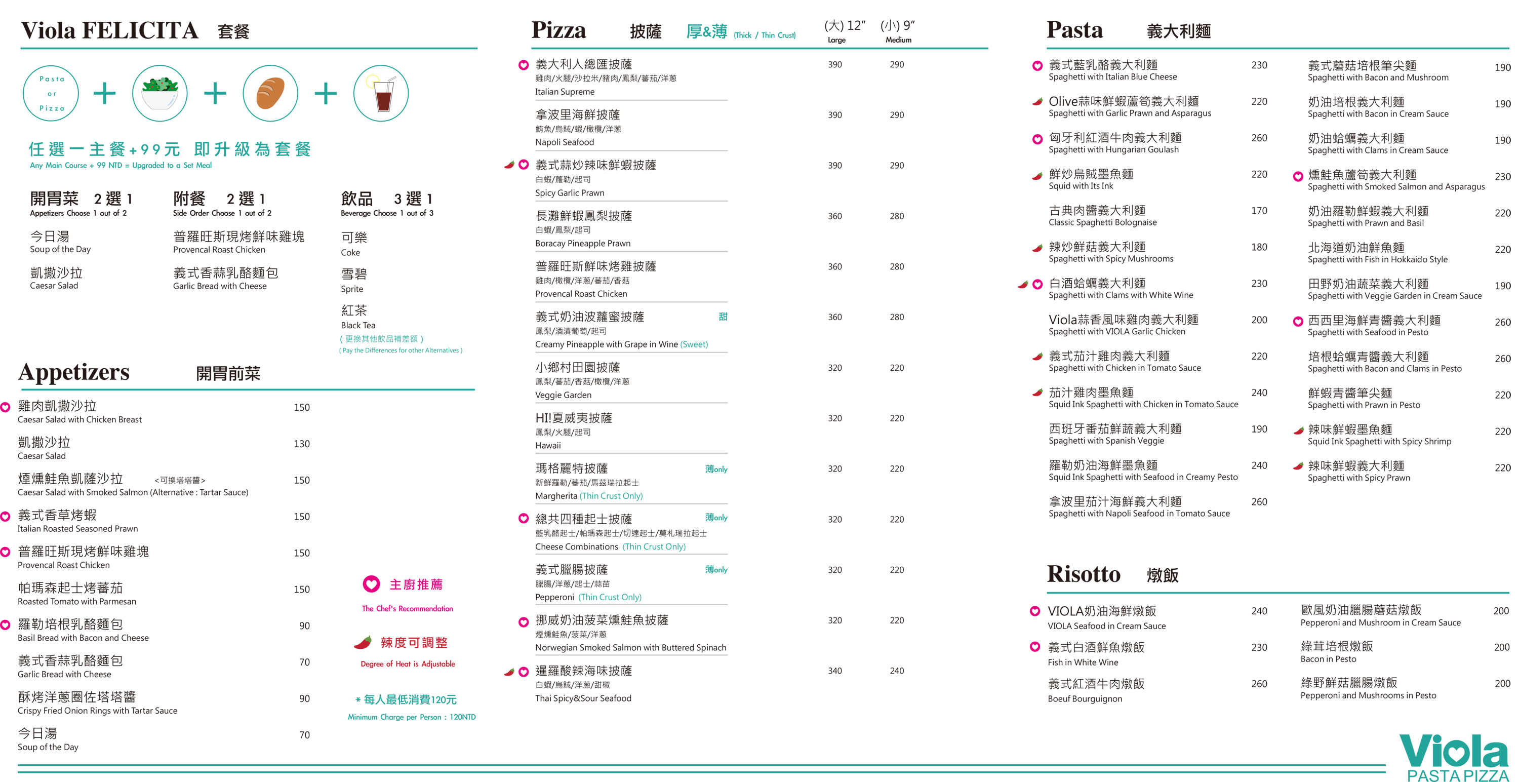 Viola Pasta Pizza 薇兒拉義式餐廳超值優惠方案 Gomaji 懂生活的好麻吉
