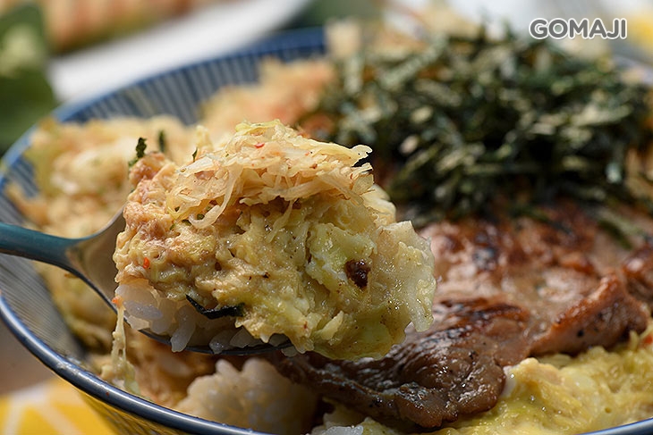 黑胡椒豬排壽喜燒飯