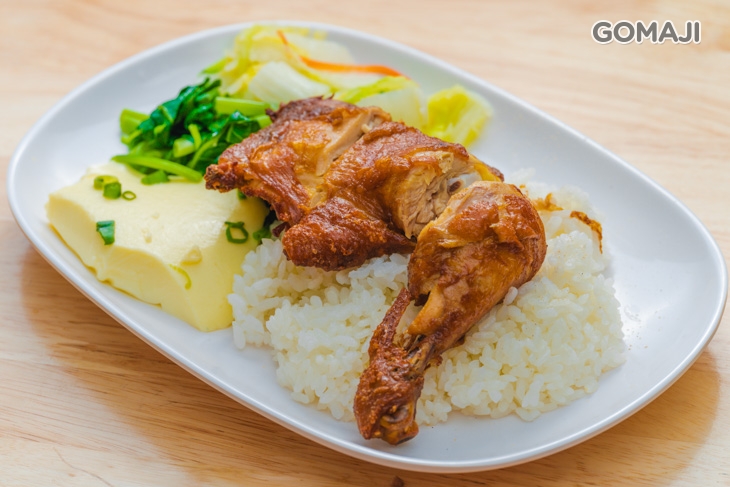 酥炸雞腿飯