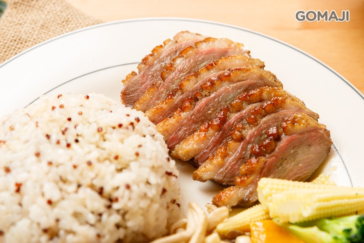 香煎櫻桃鴨胸舒肥餐