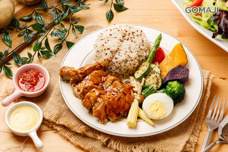 照燒香雞腿舒肥餐