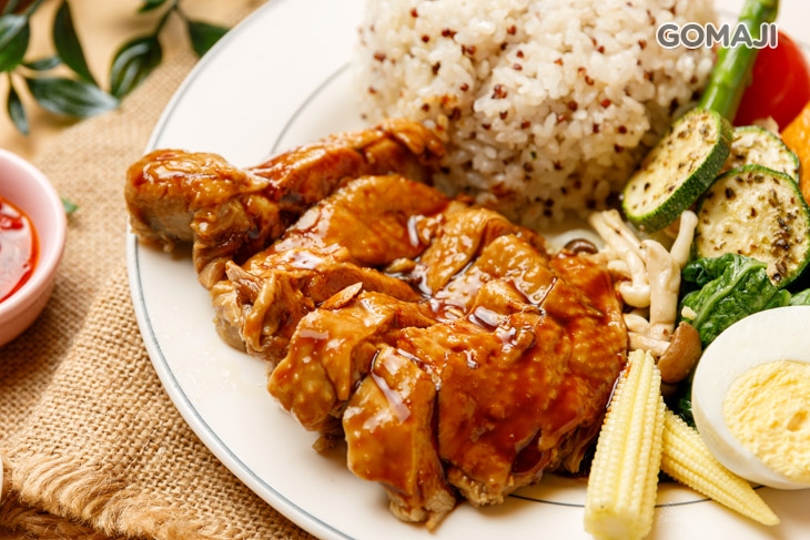 照燒香雞腿舒肥餐