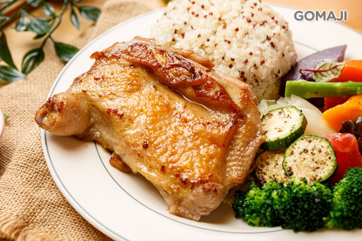 蒜泥香雞腿舒肥餐