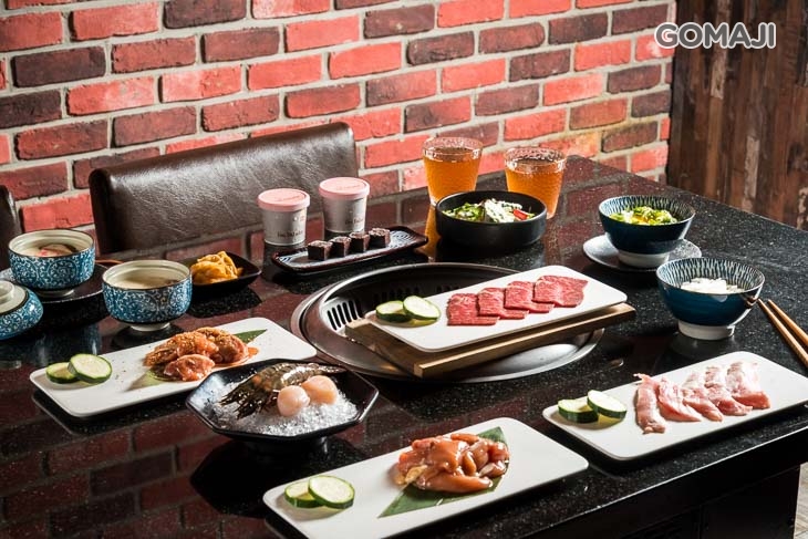 潼阪 帝王蟹黑毛牛頂級燒烤