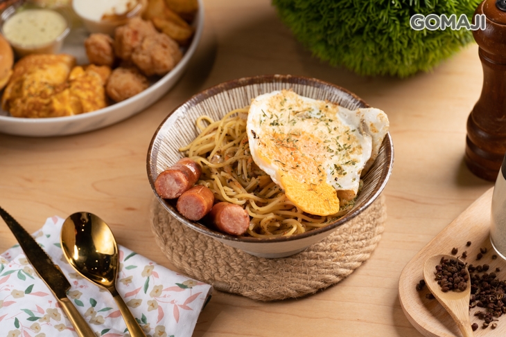 德式香腸黑胡椒義大利麵