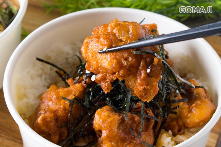 唐揚雞塊丼