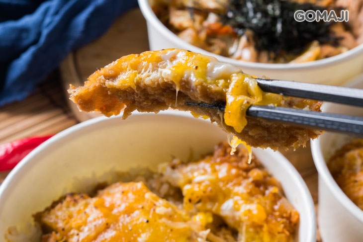 豬排起司丼