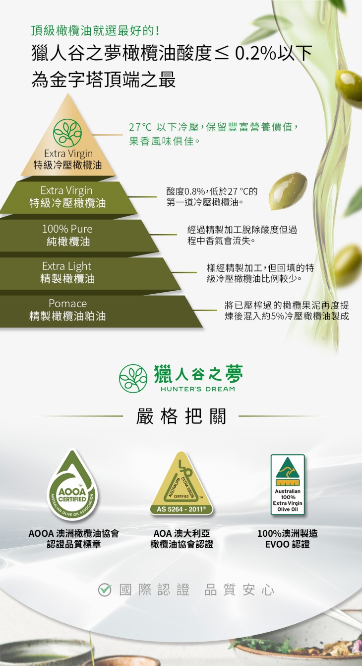 【獵人谷之夢】 澳洲特級初榨橄欖油250毫升