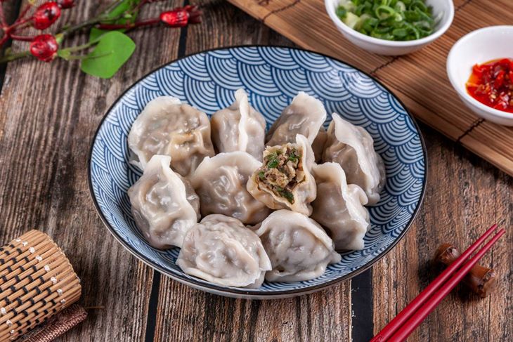 黑楜椒蔥肉餃子