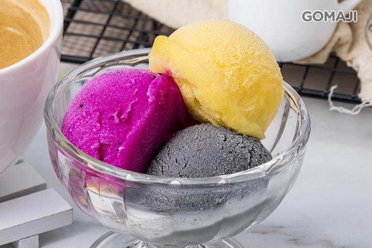 雪綿冰三球(芒果/芝麻/火龍果