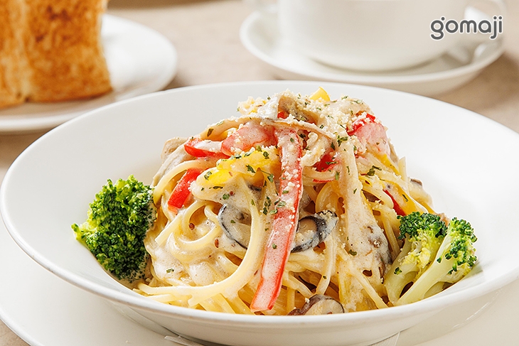 野菇鮮蔬義大利麵