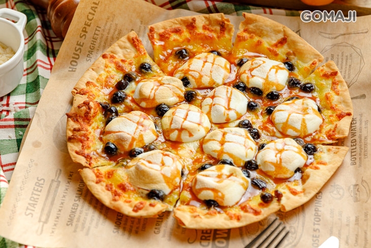 珍珠棉花糖披薩