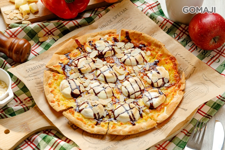 棉花糖巧克力披薩