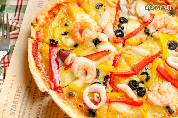 碳烤海鮮披薩
