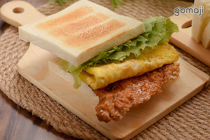 招牌肉蛋香酥烤吐司