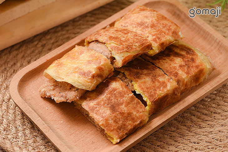 肉排手工酥脆蛋餅