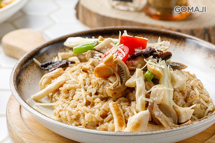 牛肝菌起司菇菇燉飯