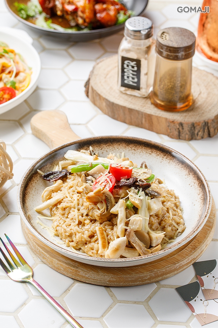 牛肝菌起司菇菇燉飯