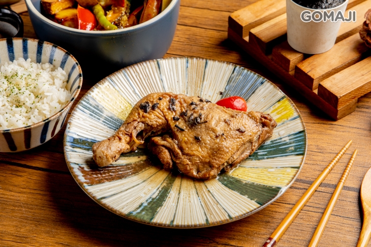 茉莉茶香燉雞腿湯咖哩套餐