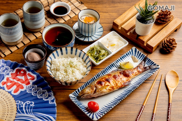 燻烤午仔魚定食套餐