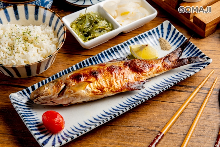 燻烤午仔魚定食套餐