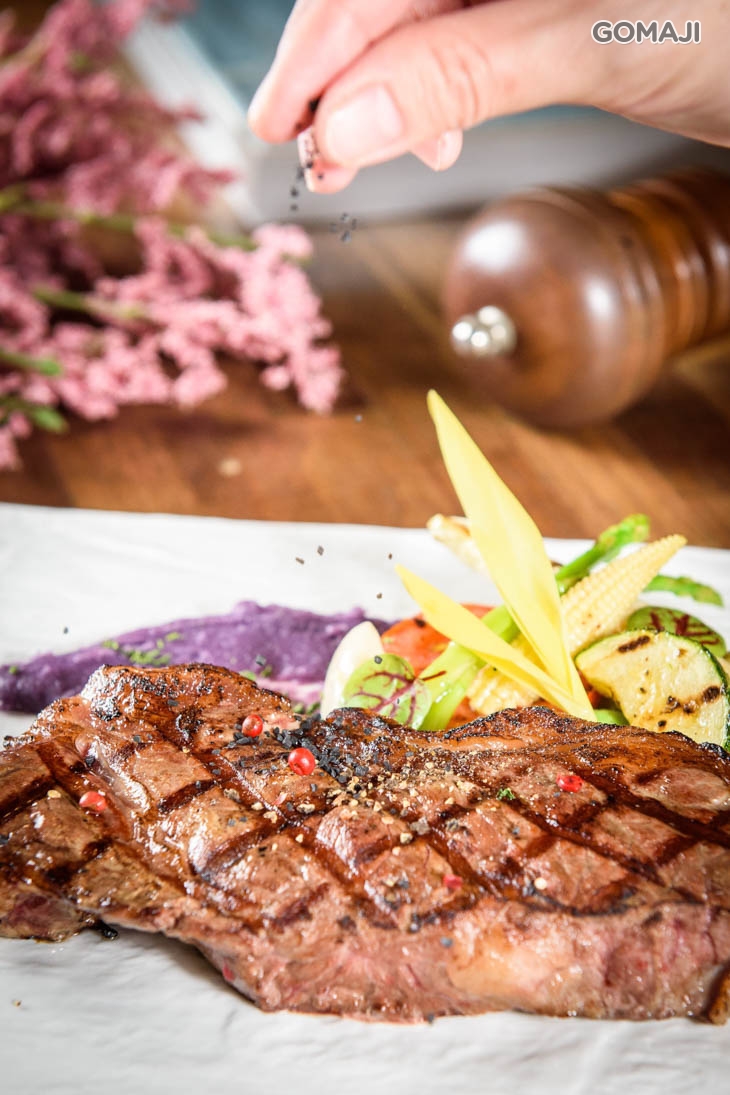 炭烤美國紐約客牛排套餐