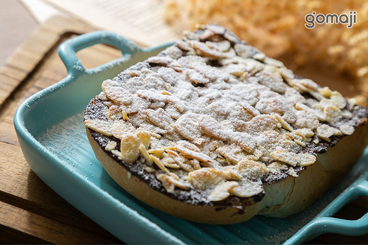 巧克力杏仁山形厚片