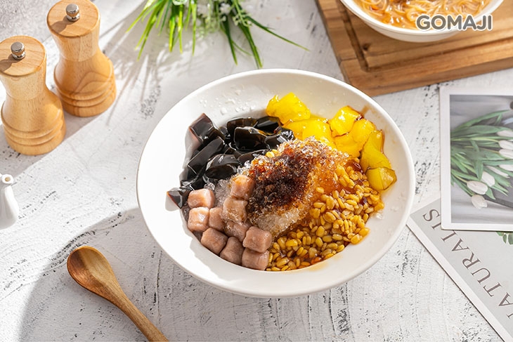 黑糖桂圓綠豆算刨冰