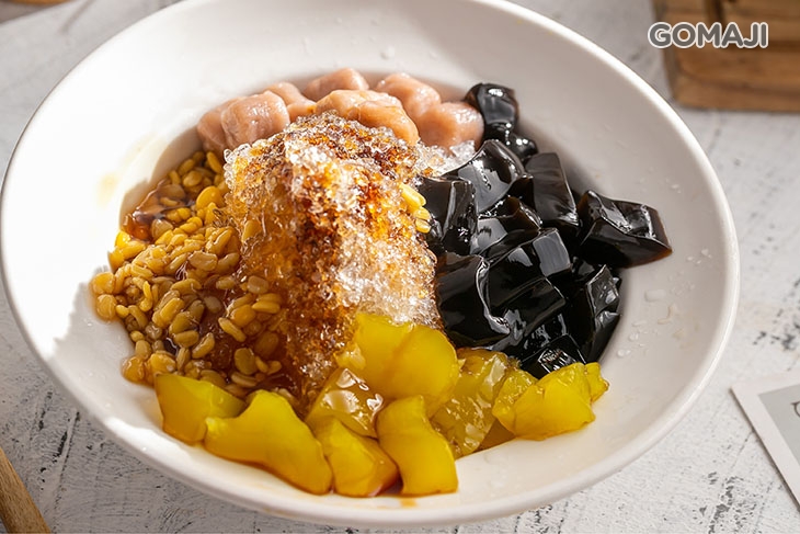 黑糖桂圓綠豆算刨冰