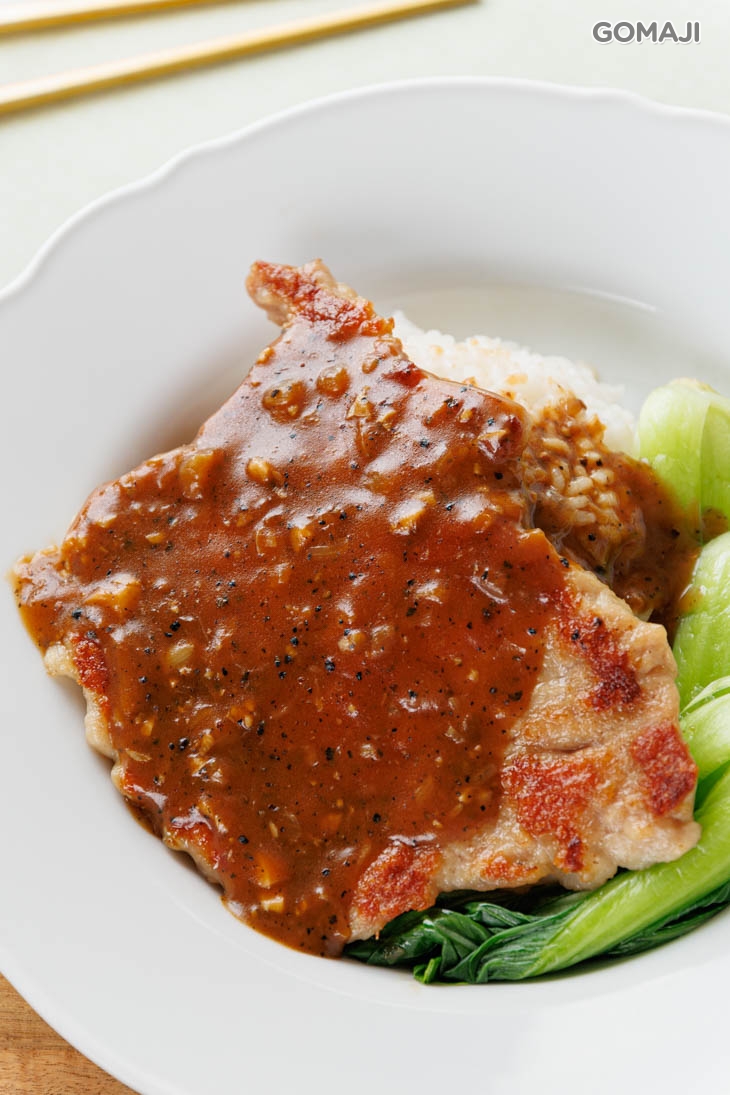 黑椒汁豬扒飯