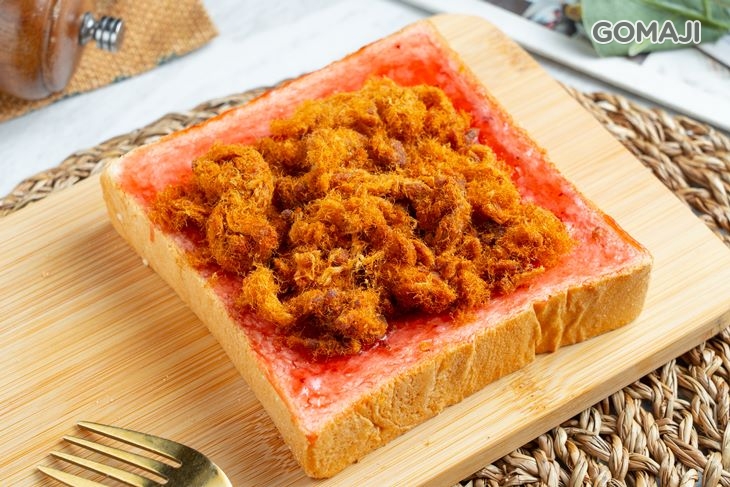 肉鬆草莓厚片