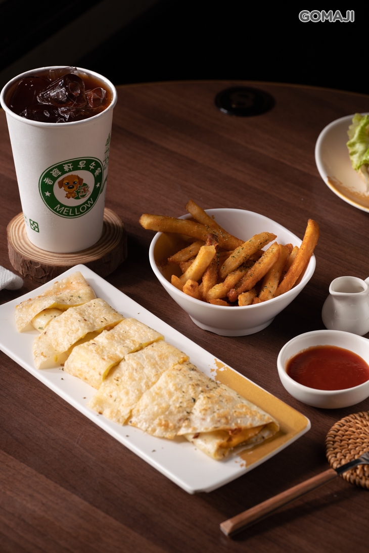 雙倍起司蛋餅+脆薯