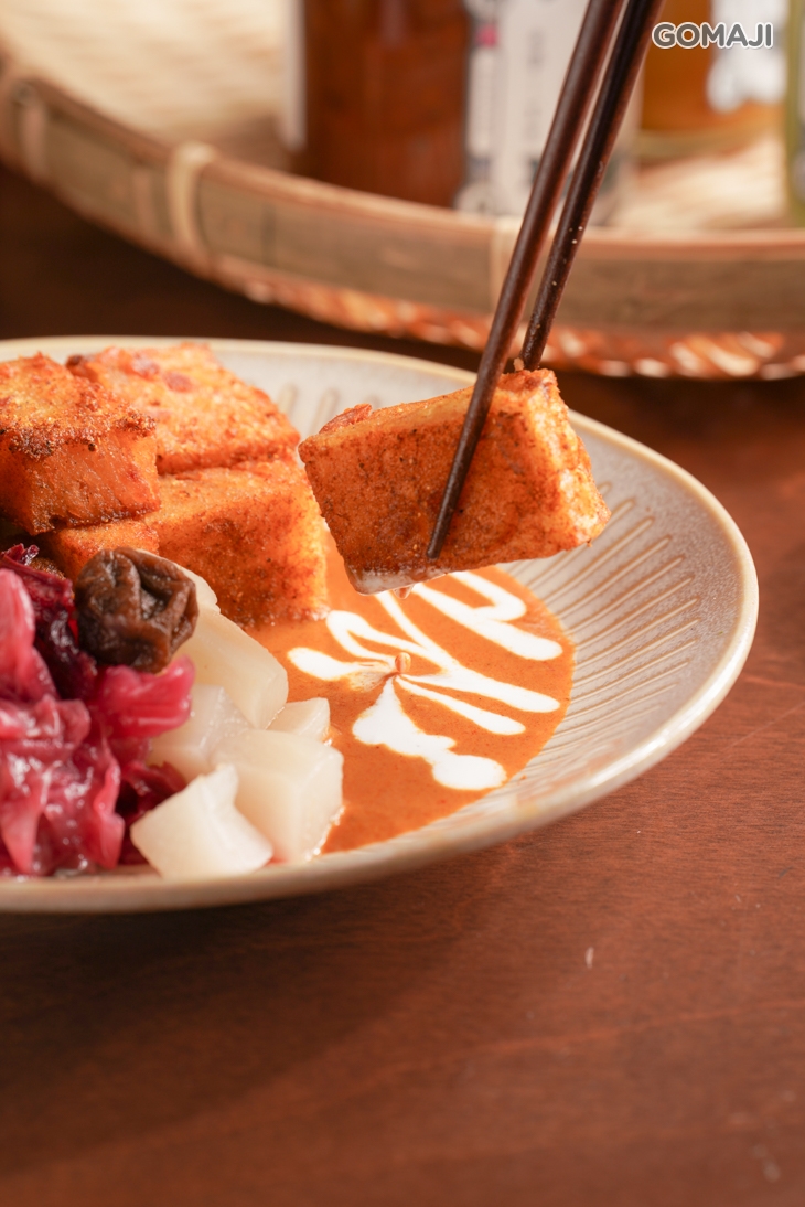 手工參巴蝦醬蘿蔔糕