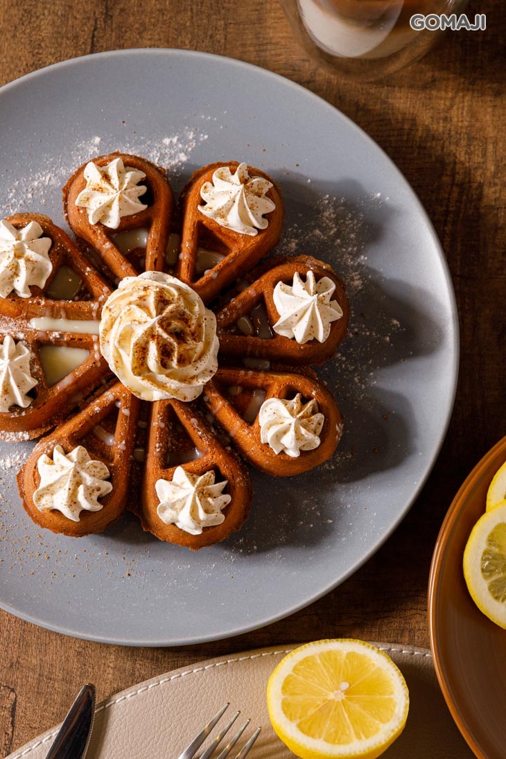 黑糖煉乳厚脆鬆餅