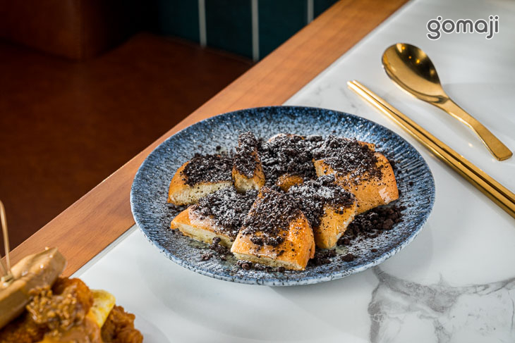 巧克力鹽之花炸刈包