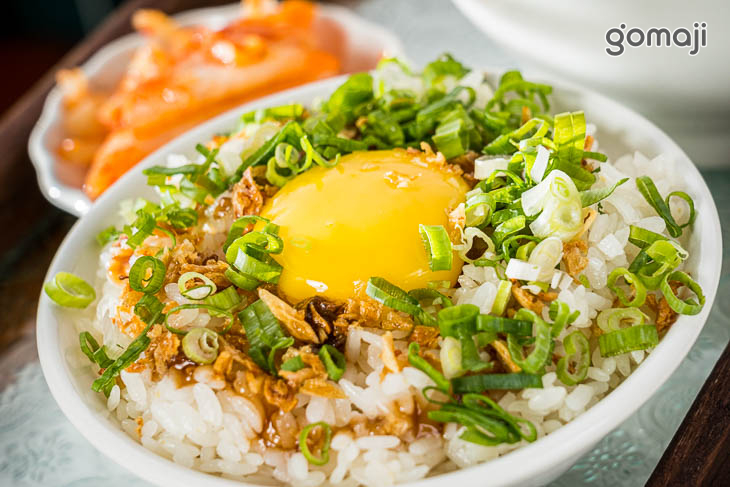 二號餐 豬油拌飯+小菜+叁記湯品