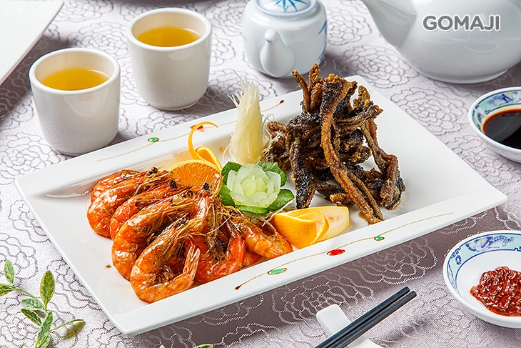 滬江拼盤(油爆蝦+梁溪脆鱔)一份