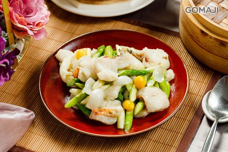 百合蘆筍魚片(青衣)