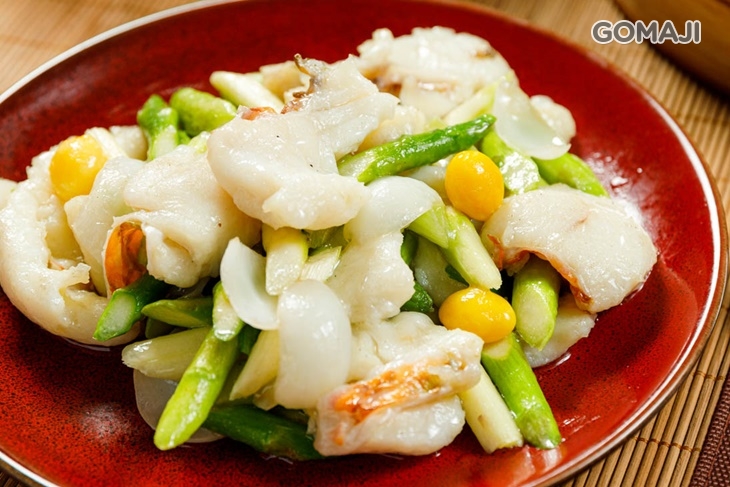 百合蘆筍魚片(青衣)