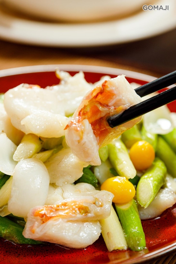 百合蘆筍魚片(青衣)